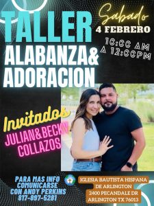 TALLER DE ALABANZA Y ADORACIÓN